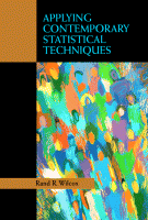Cover for Applying Contemporary Statistical Techniques