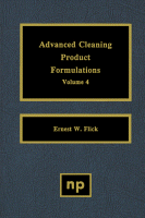 Cover for Advanced Cleaning Product Formulations