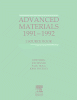 Cover for Advanced Materials 1991–1992