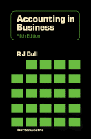 Cover for Accounting in Business