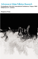 Cover for Advances in Water Pollution Research