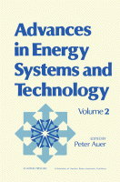 Cover for Advances in Energy Systems and Technology