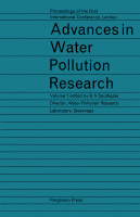 Cover for Advances in Water Pollution Research